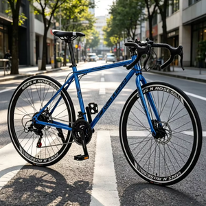 Vélo de route en fibre de carbone <span class=keywords><strong>SAVA</strong></span> R8 18 vitesses, fourche en carbone, frein V, R3000, vélos de course urbains, pédales ordinaires - Product Image 6