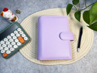 Portefeuille classeur A5 A6 A7 avec feuilles mobiles, organiseur à 6 anneaux pour carnet de budget