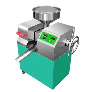 Máquina de prensado inteligente para uso comercial, prensadora de alto rendimiento de aceite, Material/hora de 9-15kg