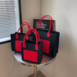 Bolsa de Mano de Fieltro Unisex Plegable, Resistente y de Alta Calidad, con Tamaño/Color Personalizado, para Uso Diario - Product Image 6