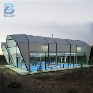 광저우 Bozo 20X30M 장소 1 농구 코트 루핑 다각형 텐트 스포츠 이벤트 Pvc 방수 재료 텐트 판매