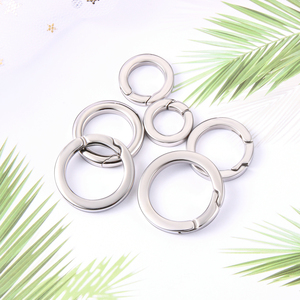 Loại Móc Cài Vòng Đeo Tay Kết Nối Mùa Xuân Khóa Phẳng Vòng Tròn Mùa Xuân Móc Cài & Móc Phụ Kiện Thép Không Gỉ Màu - Product Image 2