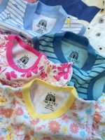 Combinaison courte à manches courtes pour nouveau-nés filles, plusieurs motifs, en coton, avec fermeture à boutons, adorable motif floral, 0-9 mois.