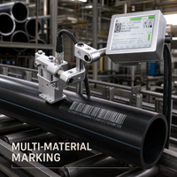 NASCENCE 406m/menit Printer TIJ Ultra Cepat T180E Koder Inkjet Industri Kecepatan Tinggi untuk Lini Produksi Volume Besar