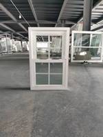 Fenêtre à double battant en PVC sur mesure, verre trempé enduit, certifiée Energy Star, insonorisée, pour remplacement extérieur de maison