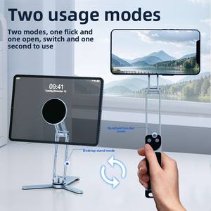 2025 nouvelle conception 360 ° Rotation support Mobile pliant Portable magnétique <span class=keywords><strong>trépied</strong></span> support réglable <span class=keywords><strong>tablette</strong></span> support <span class=keywords><strong>pour</strong></span> iPad utiliser bureau - Product Image 5