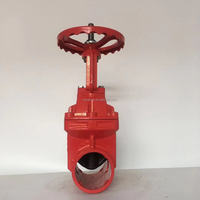 Vanne à boisseau souple à tige montante Z81X, Vanne à boisseau à rainures, Fonte ductile pour l'approvisionnement en eau d'extinction d'incendie.