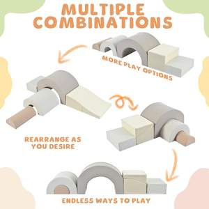 Bloques de Espuma de Cuero PU Suaves y Duraderos para Niños, Fabricados en Indonesia, para Juego Activo y Escalada - Product Image 3