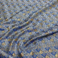 Beliebter Bestseller Metallisches Garn-Design Jacquard-Brokat Großhandelspreis Stoff für Damen-Bühnenkleider