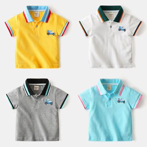 Chemises polo en coton pour garçons, été, dessins animés, achat en ligne auprès d'un fournisseur chinois - Product Image 5