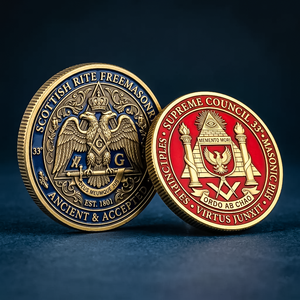 Pièces de monnaie de <span class=keywords><strong>franc</strong></span>-<span class=keywords><strong>maçonnerie</strong></span> en gros, souvenirs, cadeaux pour collection, pièce commémorative vierge de l'année - Product Image 1