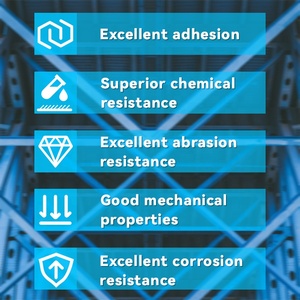 Primaire époxy <span class=keywords><strong>anti</strong></span>-corrosion haute teneur en solides, résistant à l'usure, à l'oxyde de fer rouge, pour travaux sur acier - Product Image 3