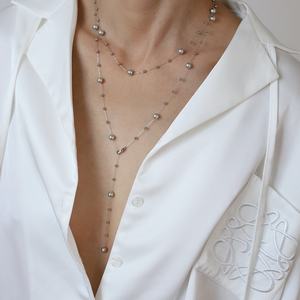 Collar con Colgante Geométrico Coreano de Acero Inoxidable para Mujer, Joyería Elegante, Accesorio, Regalo - Product Image 2