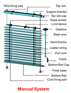 <span class=keywords><strong>Smart</strong></span> Waterproof Windproof Rain Cover Extorior Stores de fenêtre vénitiens extérieurs en aluminium pour l'extérieur - Product Image 6
