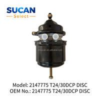 Vente directe du fabricant Sucan - Chambre de frein T24/30DCP DISC pour camions remorques européens et américains Scania - OEM : 2147775