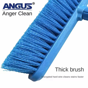 Brosse à récurer le <span class=keywords><strong>sol</strong></span> à tête plate avec manche en aluminium et poils en PP, <span class=keywords><strong>balai</strong></span> à pousser de haute qualité <span class=keywords><strong>pour</strong></span> la maison - Product Image 3
