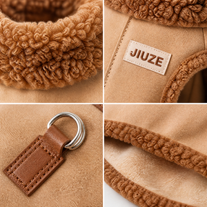 Suéter para Mascotas de Gamuza y Piel de Oveja, a la Moda y en Oferta, un Accesorio Cálido para el Invierno, Lavable a Máquina - Product Image 3