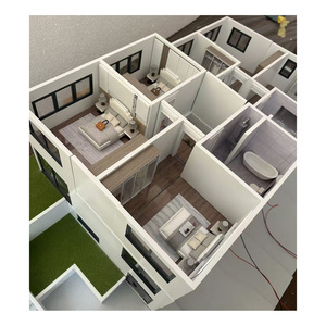 Maqueta Arquitectónica <span class=keywords><strong>de</strong></span> Casa Moderna, Plástico Duradero, Detalles Exteriores para Diseño, Exhibición y Promoción <span class=keywords><strong>de</strong></span> Ventas - Product Image 3
