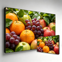 Écran d'affichage commercial mural/sol 46 55 65 pouces, mur vidéo LCD 2K, 0,88/1,8 mm, 500 700 Nits, écran intelligent pour métro et magasin