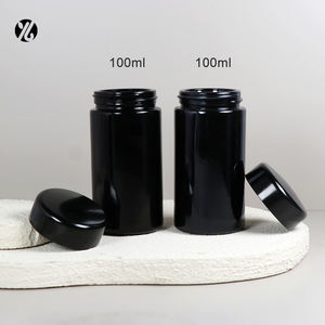 Offre Spéciale 100ml 150ml bouteille en verre ultraviolet UV noir Mir sur bocal en verre foncé UV supplément stockage des aliments pots de crème bouteille de thé - Product Image 6