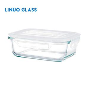 Bộ hộp đựng thức ăn thủy tinh borosilicate Linuo bán buôn 15 món, giữ tươi, chống rò rỉ - Product Image 4
