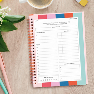 <span class=keywords><strong>Agenda</strong></span> de Trabajo Personalizada 2025 para Mujer, Tamaño A5, Encuadernación en Espiral, Cubierta de PP, Planificador Semanal, Mensual y Diario, Color Rosa, Caja de Regalo - Product Image 5