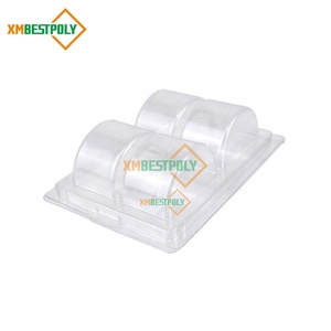 Venta al por mayor 4 agujeros Macaron Cookie <span class=keywords><strong>Clear</strong></span> PET Plastic Blister Box Postre <span class=keywords><strong>Clamshell</strong></span> Container Packaging - Product Image 6