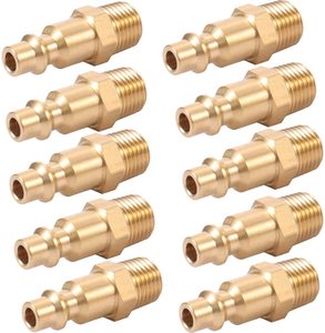 Raccord à visser pour tuyau d'air vers raccord <span class=keywords><strong>femelle</strong></span> à flare <span class=keywords><strong>1</strong></span>/<span class=keywords><strong>4</strong></span>'' SAE 45 °   Raccords rapides industriels mâles en <span class=keywords><strong>laiton</strong></span> pour tuyaux d'air - Product Image 5