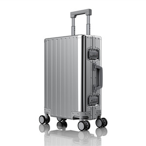 Ensemble <span class=keywords><strong>de</strong></span> <span class=keywords><strong>Valises</strong></span> <span class=keywords><strong>de</strong></span> Luxe en Alliage d'Aluminium et Magnésium, <span class=keywords><strong>Cabine</strong></span> 20 Pouces à Roulettes avec Cadre en Aluminium, Serrure TSA, 4 Roues Pivotantes, Unisexe - Product Image 1