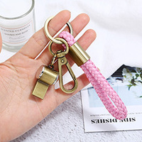 Porte-clés en corde tressée, porte-clés d'hôtel, porte-clés personnalisé avec logo, porte-clés en cuir, accessoires de porte-clés, porte-clés en cuir personnalisé