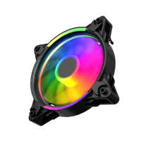 ESGAMING Ventilateur hydraulique populaire Rgb PC 120mm Infini effet miroir Sync Gaming Air dissipateur refroidisseur pour boîtier d'ordinateur