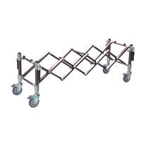 Chariot de cercueil en alliage d'aluminium pour camion d'église Produits funéraires