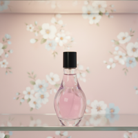 Flacon vide de parfum Twist Foam 50ml, boîte de haute qualité, bouchon en verre personnalisé, emballage de luxe certifié, Aroma Garden PGB702 ODM/OEM