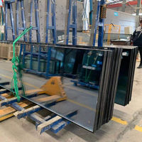 Panel de Fachada de Aluminio con Perfil Resistente al Calor, Vidrio Aislante, Ventana con Toldo, Muro Cortina de Vidrio Exterior para Edificios sin Marco