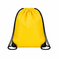 Sac à cordon léger et durable pour la gym et le sport, coins renforcés, œillets métalliques, logo personnalisé, vente en gros, plusieurs couleurs