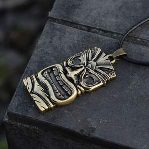 Collar con colgante <span class=keywords><strong>Tiki</strong></span> Tribal tradicional Hawaiano, joyería para hombres y mujeres - Product Image 5