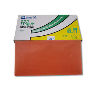 Feuille de cire dentaire rouge pour dents supérieures, 240g, 1,3mm, pour moulage, cire de base, cire d'été couramment utilisée, modèle 1,3mm, cire rouge pour dents supérieures - Product Image 5