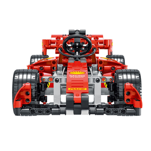 Mork Nouveauté 025002 RC Red Ferarried SF90 Voiture de course DIY <span class=keywords><strong>F1</strong></span> Voiture Technol Modèle de construction en blocs Jouet voiture - Product Image 3