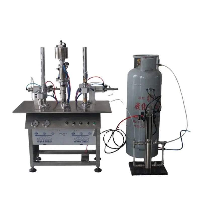 Aerosol Spray Paint Filling Machine Spray Paint Can Filling Machine For Sale