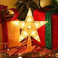 Étoile de Noël lumineuse TSINYE pour le sommet du sapin, étoile LED RGB avec télécommande, minuterie USB, lanterne étoilée pour les fêtes de fin d'année