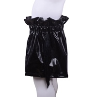 Shorts en cuir à franges pour bébé fille, shorts tendance pour tout-petits, bloomies pour tout-petits, shorts papillon pour bébé avec taille en papier
