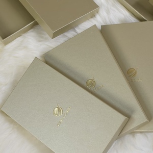 Custom Designed Luxury 2-Piece Gift <b>Box</b> with <b>Removable</b> Lid Handmade Jewelry Necklace Skin Care Products Household Use - Product Image 1