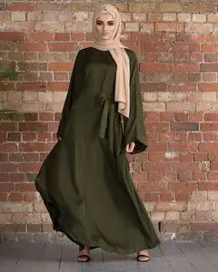 Vente en gros, robe longue, Hijab, Abaya, dubaï, tukish, Khimar, modeste, grande taille, vêtements islamiques, mode Simple, Abaya, vêtements musulmans