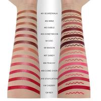 Kit de Labios de 3 Piezas HKH, Marca Privada OEM ODM, Delineador de Labios, Brillo Labial, Lápiz Labial Vegano, Resistente al Agua, Larga Duración, Logotipo Personalizado