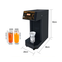 Scelleuse manuelle de canettes 110-180 mm réglable en hauteur pour canettes en plastique, machine à sceller les canettes de soda de 55 mm pour l'emballage de jus et de boissons