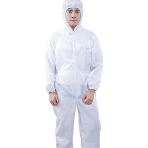Tute Antistatiche Protettive Contro la Polvere Utilizzate in Fabbriche Alimentari, Elettroniche e Industrie Generiche - <span class=keywords><strong>Abbigliamento</strong></span> <span class=keywords><strong>da</strong></span> <span class=keywords><strong>Lavoro</strong></span> Antistatico - Product Image 4