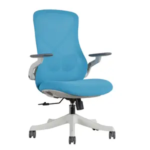 Cadeira de elevação ajustável em altura para conferências Cadeira executiva de malha ergonômica para funcionários de escritório