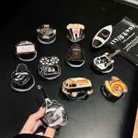 Siap Kirim Penyangga & Pegangan Ponsel Magnetik Trendy dari Plastik ABS untuk Desainer Kartun Lucu, Fashion Mewah