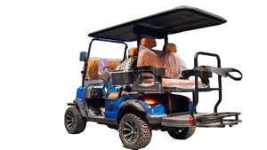 Voiturette de <span class=keywords><strong>golf</strong></span> électrique Tongcai 4 places, modèle amélioré certifié CE pour les campings désertiques et les parcs d'aventure en plein air - Product Image 3