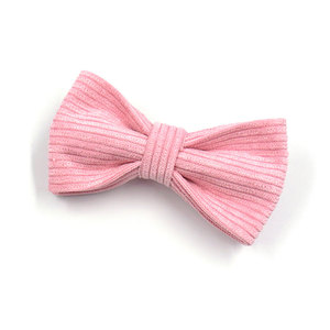 Collar Personalizado para Cachorro con Hebillas Doradas, Estilo <span class=keywords><strong>Princesa</strong></span>, Collar de Pana Rosa Claro para Perro, Buen Precio, Elegante Collar y Correa para Mascotas con Lazo - Product Image 4